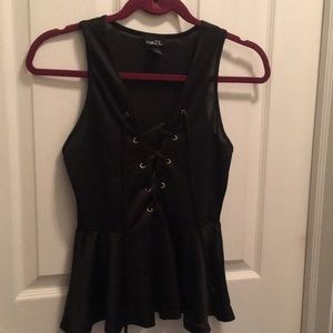 Rue21 Sleeveless Black Top